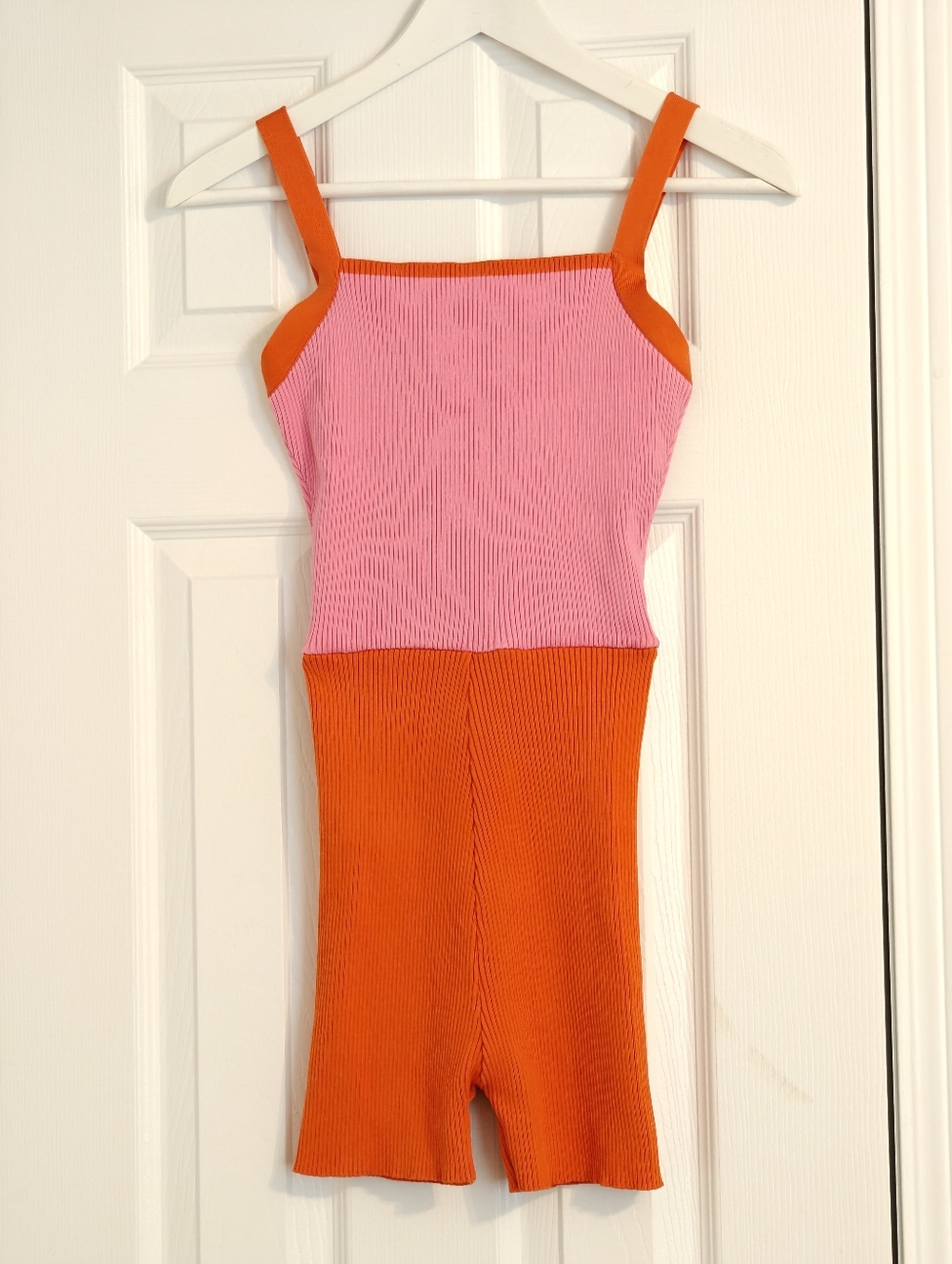 Zara Color Block Knit Romper